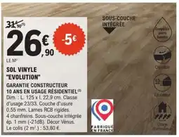 E.Leclerc Sol Vinyle Évolution offre