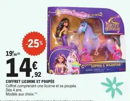 E.Leclerc Coffret Licorne et Poupée offre