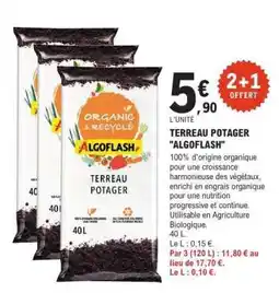 E.Leclerc TERREAU POTAGER ALGOFLASH offre