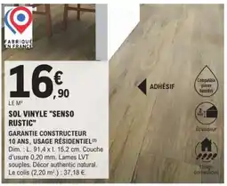 E.Leclerc SOL VINYLE “SENSO RUSTIC” offre
