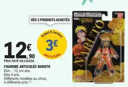 E.Leclerc FIGURINE ARTICULÉE NARUTO offre