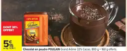 Carrefour POULAIN Chocolat en poudre offre