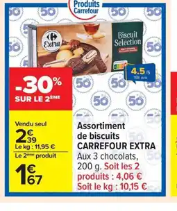 Carrefour eCARREFOUR EXTRA Assortiment de biscuits offre