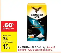 Carrefour TAUREAU AILÉ Riz offre