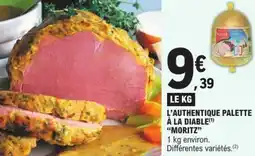 E.Leclerc L'authentique palette à la diable moritz offre