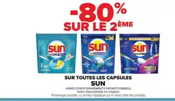 Carrefour SUN Sur toutes les capsules offre