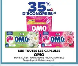 Carrefour OMO Sur toutes les capsules offre