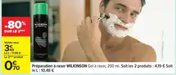 Carrefour WILKINSON Préparation à raser offre