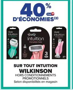 Carrefour WILKINSON Sur tout intuition offre