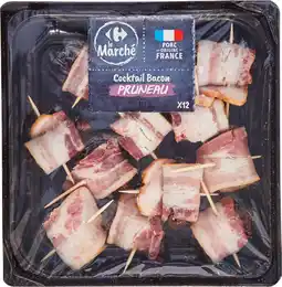 Carrefour Carrefour 12 bouchées apéritives aux pruneaux et lard fumé carrefour le marché offre