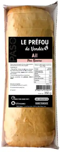 Carrefour Les apéros de paso le préfou de vendée à l'ail pur beurre paso offre