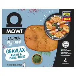 Carrefour Mowi saumon gravlax offre