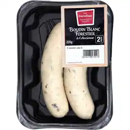 Carrefour Carrefour 2 boudins blancs forestier à l'ancienne carrefour le marché offre