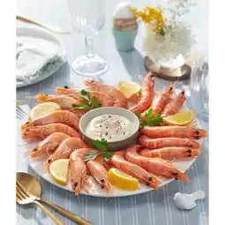 Carrefour Crevette rose cuite de madagascar asc label rouge filière qualité carrefour offre