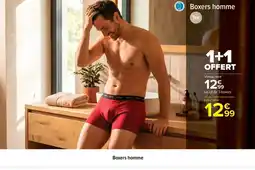 Carrefour Boxers homme offre