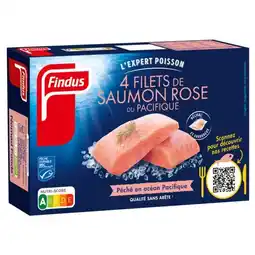 Carrefour Findus filets de saumon rose msc surgelés offre