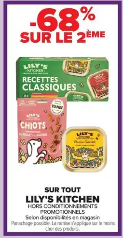 Carrefour LILY'S & KITCHEN Sur tout offre