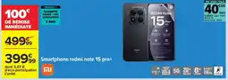 Carrefour Smartphone redmi note 15 pro+ offre