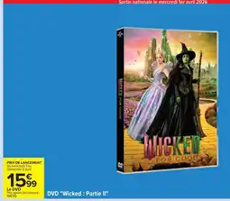 Carrefour DVD Wicked: Partie II offre