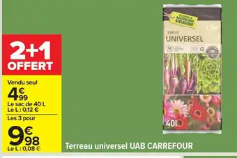 Carrefour UAB CARREFOUR Terreau universel offre