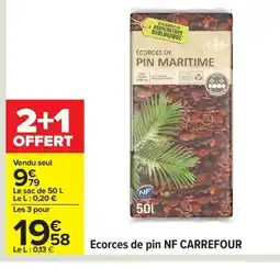 Carrefour CARREFOUR Ecorces de pin offre
