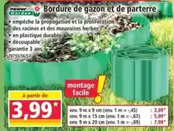 Norma Durable - bordure de gazon et de partère offre