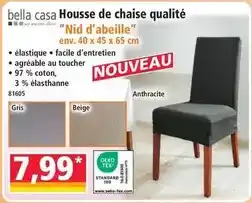 Norma Casa - bella housse de chaise qualité offre