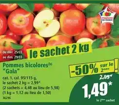 Norma Dim - pommes bicolores offre