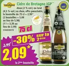 Norma Brut - cidre de bretagne igp offre