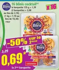 Norma Blini - 16 s cocktail offre