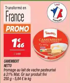 Netto Promo - camembert offre