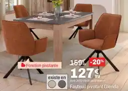 BUT Fauteuil pivotant Glenda offre