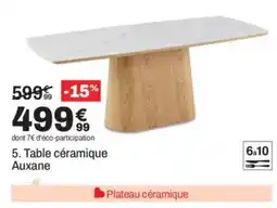 BUT Table céramique Auxane offre
