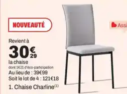 BUT Chaise Charline offre