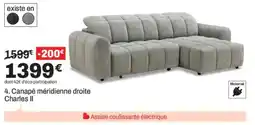 BUT Canapé méridienne droite Charles II offre