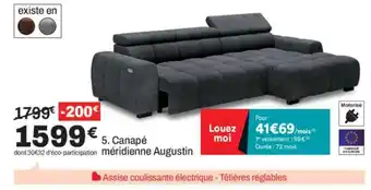 BUT Canapé méridienne Augustin offre