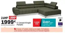 BUT Canapé d'angle palladio offre
