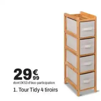 BUT Tour Tidy 4 tiroirs offre