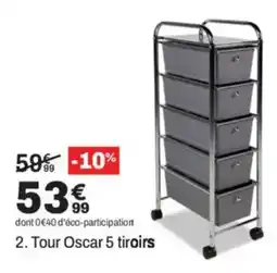 BUT Tour Oscar 5 tiroirs offre