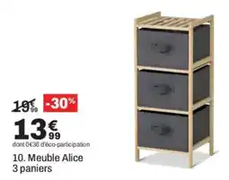 BUT Meuble Alice 3 paniers offre