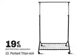 BUT Portant Titan noir offre