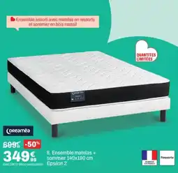 BUT DREAMEA Ensemble matelas + sommier offre