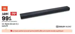 BUT JBL Barre de son 3.1 sans fil offre