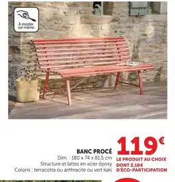 Super U Banc procé offre