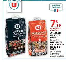 Super U U Charbon de bois offre