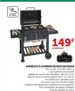 Super U Barbecue à charbon de bois hacienda offre