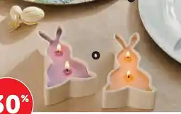 Super U Bougie parfumee 2 meches lapin offre