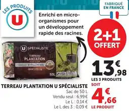 Super U Terreau plantation u spécialiste offre