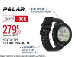 Intersport POLAR Montre gps & cardio vantage m3 offre