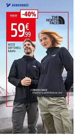 Intersport THE NORTHI FACE Veste shoftshell adulte offre